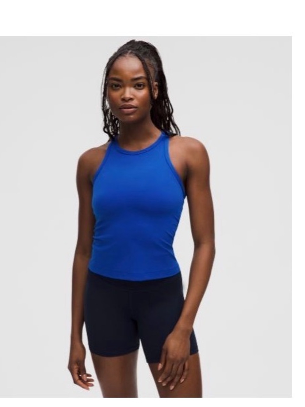 Lululemon Align Galactic Blue Racerback Tank Top - Classic Active Fit - Picture 3 of 3